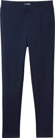 TOM TAILOR Damen Treggings mit LENZING™ ECOVERO™, blau, Uni, Gr. 42/28