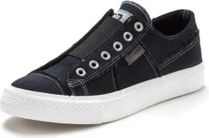 Elbsand Slip-On Sneaker aus Textil, bequemer Elastik Einsatz, Halbschuh, Slipper,Freizeitschuh