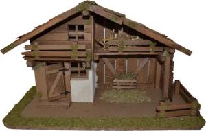 Alfred Kolbe Krippe "Weihnachtsdeko", (1 tlg.), aus Holz, 59,5x30x35 cm, für Figuren bis 12 cm Höhe