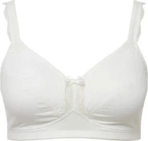 Ulla Popken Bügel-BH Soft-BH Spitzendetail ohne Bügel Cup C - E
