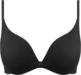 Wacoal Bügel-BH Wacoal Push-UP Ines Secret WE601014 schwarz (1 Stück, 1-tlg., 1 Stück) flexibles gebogenes Harz anstatt Standardbügel