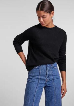 pieces Strickpullover "PCJULIANA LS O-NECK KNIT NOOS BC"