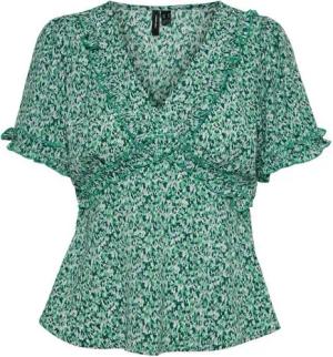Vero Moda Funktionsshirt Splash (1-tlg) Rüschen