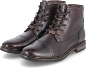 Bugatti Stiefeletten für Herren - Gr. 41 - braun - Glattleder