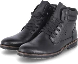Rieker Winterboots für Herren - Gr. 46 - schwarz - Leder und Synthetik