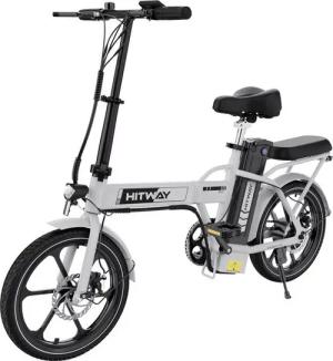 HITWAY E-Bike Faltrad BK5S elektro-cityrad 16 Zoll mit 36V10.4AH akku, 250W Hinterer Motor, Elektrofahrrad Klapprad E-Bike E-räder Faltbar