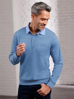 Langarm-Poloshirt