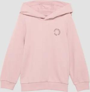 s.Oliver Sweatshirt Unisex Kapuzen-Sweatshirt mit Rippbündchen und kleinem Print-Detail