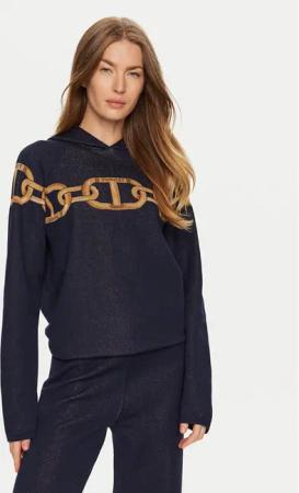TWINSET Pullover 241TP3520 Dunkelblau Loose Fit