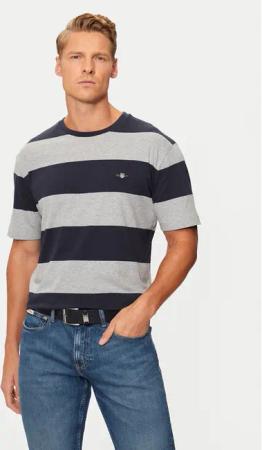 Gant T-Shirt 2003203 Grau Regular Fit