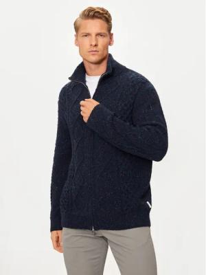 Gant Strickjacke 8040201 Dunkelblau Regular Fit