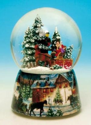 Musicboxworld Spieluhr Schneekugel Kutsche