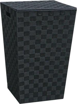 POCOline Wäschekorb schwarz Nylon B/H/L: ca. 31,5x52x33 cm
