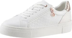 Tamaris Plateausneaker, Freizeitschuh, Halbschuh, Schnürer mit Besätzen und Glitzerdetails