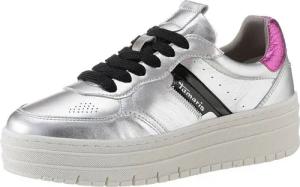 Tamaris Plateausneaker, Freitzeitschuh, Halbschuh, Schnürschuh mit Ziernähte und Perforation