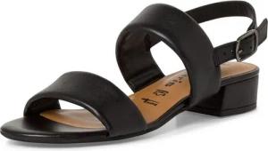 Tamaris Sandalette, Sommerschuh, Sandale, Blockabsatz, mit breiten Riemen, schmale Form