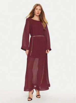 ViCOLO Abendkleid TS0396 Dunkelrot Regular Fit