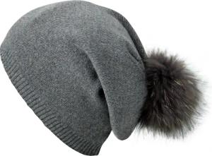 Capelli New York Beanie, mit Metall-Logo an der Krempe