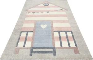 Esprit Kinderteppich "Sea Castle ESP-21072", rechteckig, 13 mm Höhe, Kurzflor, maritimes Dessin, Strandschloß