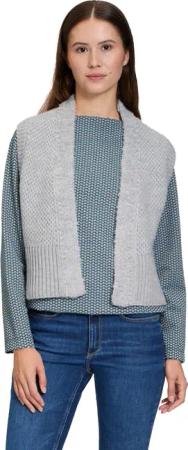 Betty&Co Strickjacke "Betty & Co Strickweste ohne Arm", Struktur