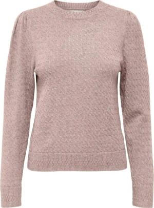 ONLY Rundhalspullover "ONLKATIA LS PUFF O-NECK CC KNT", mit Strukturstrick
