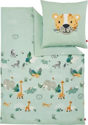 s.Oliver Kinderbettwäsche "Satinbettwäsche s.Oliver Junior", in verschiedenen Designs: Tiere Safari Afrika, Dino, Weltall, Einhorn