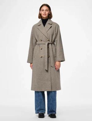 pieces Langmantel "PCMARBEL LONG COAT NOOS"
