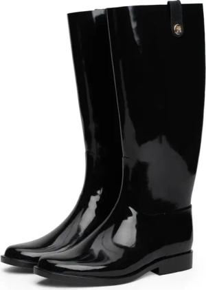 Tommy Hilfiger Stiefel "TH STUD RUBBER LONG RAINBOOT", Gummistiefel, Langschaftstiefel, Schlupfstiefel mit TH-Logo-Niete