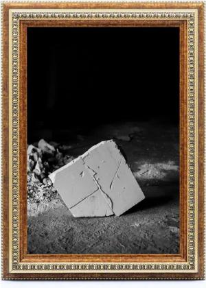 PCH[art] Bilderrahmen Holz Rahmen Emporia mit Kunstglas, Echtholzbilderrahmen in Barock Stil