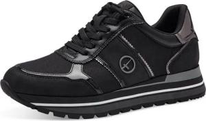Tamaris Plateausneaker, Plateau, Freizeitschuh, Halbschuh, Schnürschuh im Materialmix