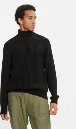 Jack & Jones Rollkragenpullover Cody 12262152 Schwarz Regular Fit