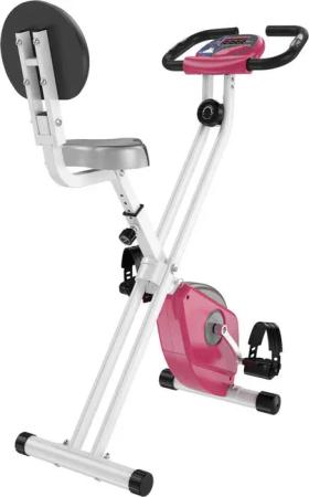 HOMCOM Fahrradtrainer rot PVC H/L: ca. 109x97 cm