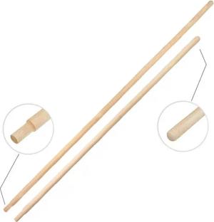 Prima-Online Besenstiel Besenstiel Holzstiel Laubrechenstiel Rechenstiel ohne Gewinde ∅28mm