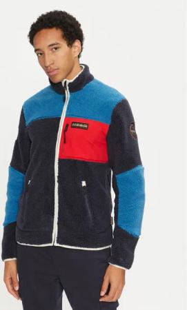 Napapijri Fleecejacke Yupik NP0A4GNT Dunkelblau Regular Fit