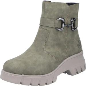 Rieker Winterstiefelette, Winterboots, Plateausohle, mit Zierschnalle und Innenreißverschluss