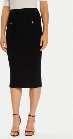 Luisa Spagnoli Bleistiftrock Maionese 58497 Schwarz Slim Fit