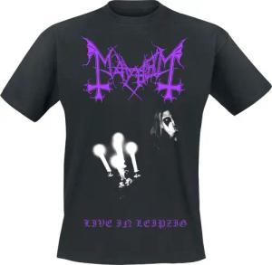 Mayhem T-Shirt - Live in Leipzig - S bis XXL - für Männer - Größe XXL - schwarz - Lizenziertes Merchandise!