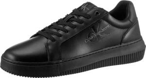 Calvin Klein Jeans CHUNKY CUPSOLE MONO LTH Sneaker mit seitlichem Logoschriftzug, Freizeitschuh, Halbschuh, Schnürschuh