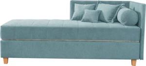 alina Schlafsofa "Kona", 7-Zonen Taschenfederkernmatratze, Zierkissen-Set und Schlummerrollen
