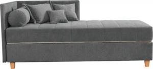alina Schlafsofa "Kona", 7-Zonen Taschenfederkernmatratze, Zierkissen-Set und Schlummerrollen