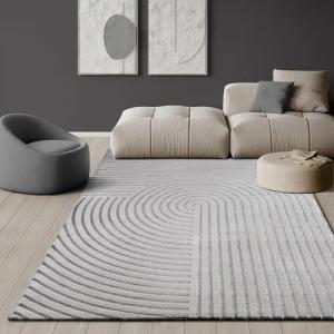 the carpet Teppich "Knight", rechteckig, 12 mm Höhe, moderner Wohnzimmer Teppich elegant glänzender Flor