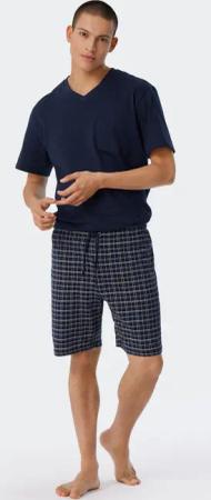 Schiesser Shorty ""Ebony"", (2 tlg.), mit aufgesetzter Brusttasche