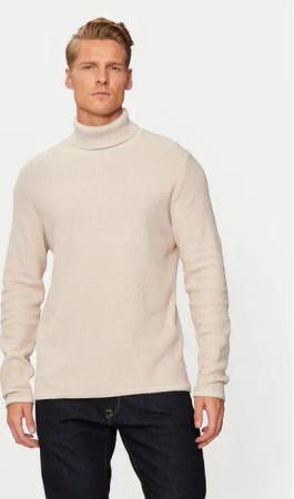 Jack & Jones Rollkragenpullover Cooper 12259310 Beige Regular Fit