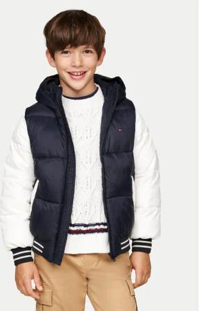 Tommy Hilfiger Daunenjacke KB0KB09465 M Dunkelblau Regular Fit