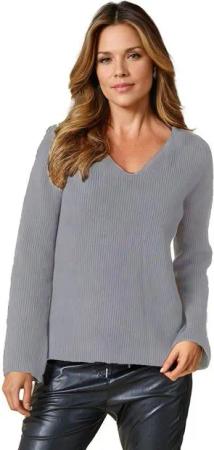 Zhrill Strickpullover FREESA mit Logo Stickerei am Ärmel