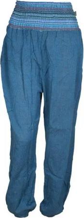 Vishes Haremshose Chino Haremshose mit dehnbarem gestreiften Bund Ethnohose, Festivalhose