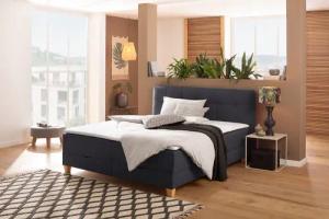 Home affaire Boxbett "Lonrai", in H2,H3 & H4 und XXL - Überlänge 220cm wählbar, inkl. Topper