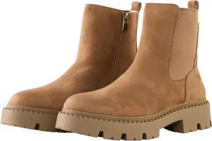 TOM TAILOR Damen Gefütterte Stiefeletten, braun, Uni, Gr. 36