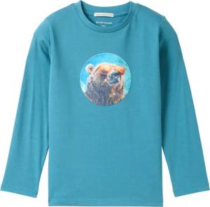 TOM TAILOR Jungen Langarmshirt mit Fotoprint, blau, Print, Gr. 92/98