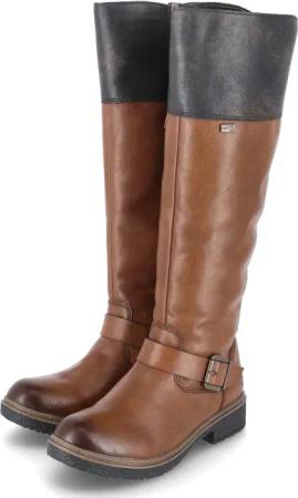Rieker Winterstiefel für Damen - Gr. 38 - braun - Synthetik